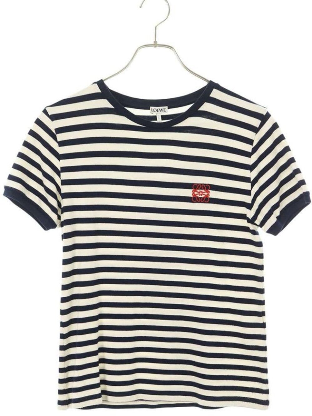Loewe Anagram Embroidery Border T-Shirt XS